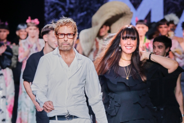 Malne catwalk show at MBFWMadrid Spring Summer 2026 with the Frida XXI collection, signature design and Spanish slow fashion on the catwalk.